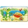 Puzzle animale muncitoare 9x2 piese